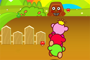 星之卡比快乐奔跑