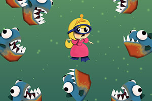 落入河中的公主