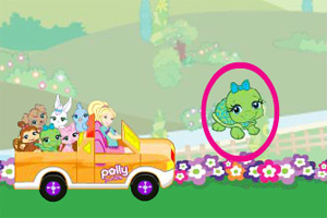 波莉女孩开吉普