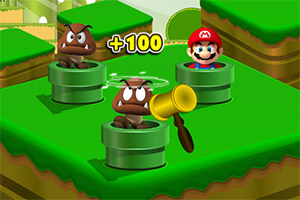 马里奥打蘑菇头