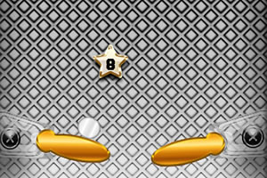 黑色星星弹球机