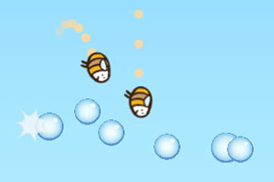 蜜蜂弹泡泡