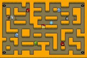 电磁小人收集电池选关版