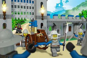 乐高城堡拾金者