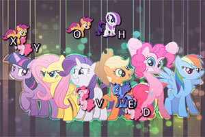 可爱小马学打字