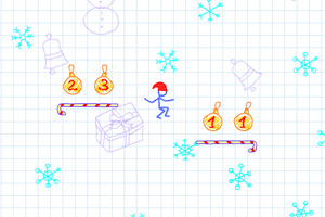 火柴人圣诞跳跃