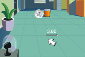 办公室里扔纸团