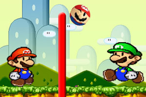 马里奥大头排球