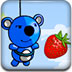 蓝色小熊吃水果