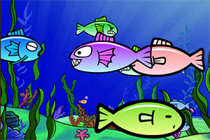 海底吃小鱼