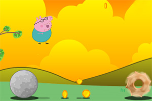 粉红小猪捡金币