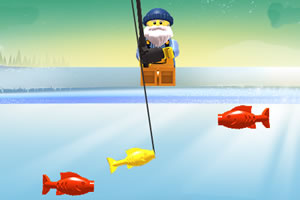 乐高爷爷钓金鱼