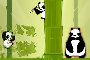 功夫熊猫来砍竹