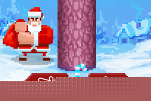 圣诞爷爷来伐木