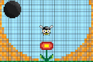 采花蜜的小蜜蜂