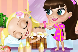 沙龙按摩来偷懒