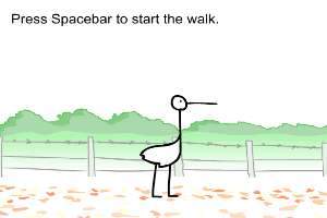 站不稳小鸟保持平衡