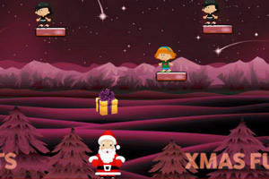 圣诞老人派发礼物