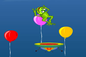 青蛙扎气球