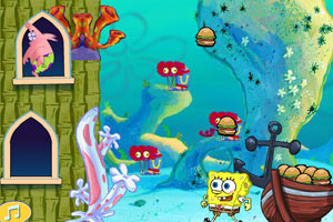 海绵宝宝怒接汉堡