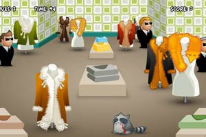 抗议裘皮的动物们