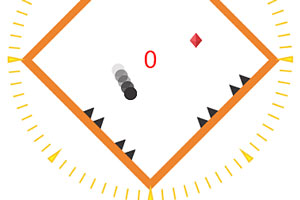 尖刺圆环大旋转