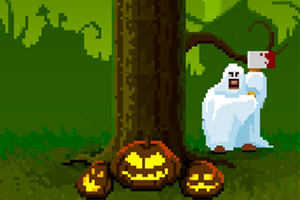 万圣节的伐木人