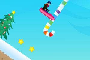 有趣的雪橇比赛