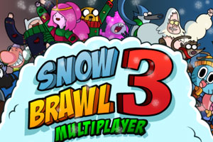 卡通明星打雪仗3