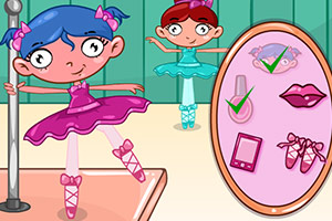 芭蕾舞课上偷懒