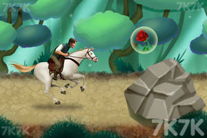 白马王子救长发公主