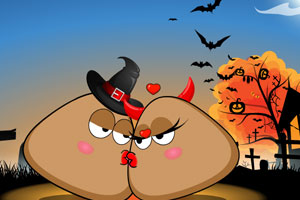 土豆君偷偷亲吻