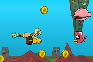 章鱼哥收集金币