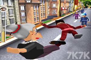 愤怒奶奶玩跑酷2