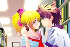 图书馆接吻