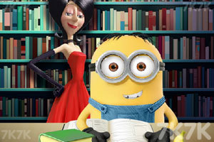 小黄人图书馆偷懒