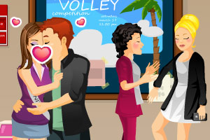 学校恶作剧接吻