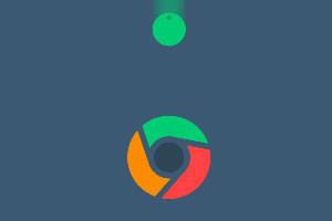 三色圆环和小球