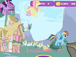 彩虹小马蹦蹦床