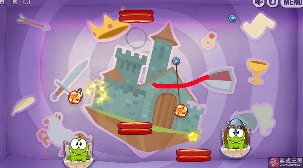 割绳子时光旅行图文攻略(第三章)？割绳子时光旅行图文技巧(第三章)