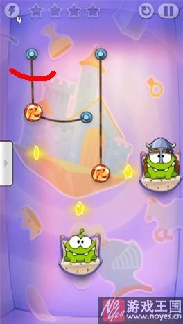 割绳子时光旅行图文攻略(第一章)？割绳子时光旅行图文技巧(第一章)