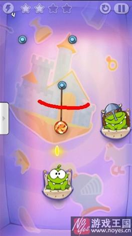 割绳子时光旅行图文攻略(第一章)？割绳子时光旅行图文技巧(第一章)