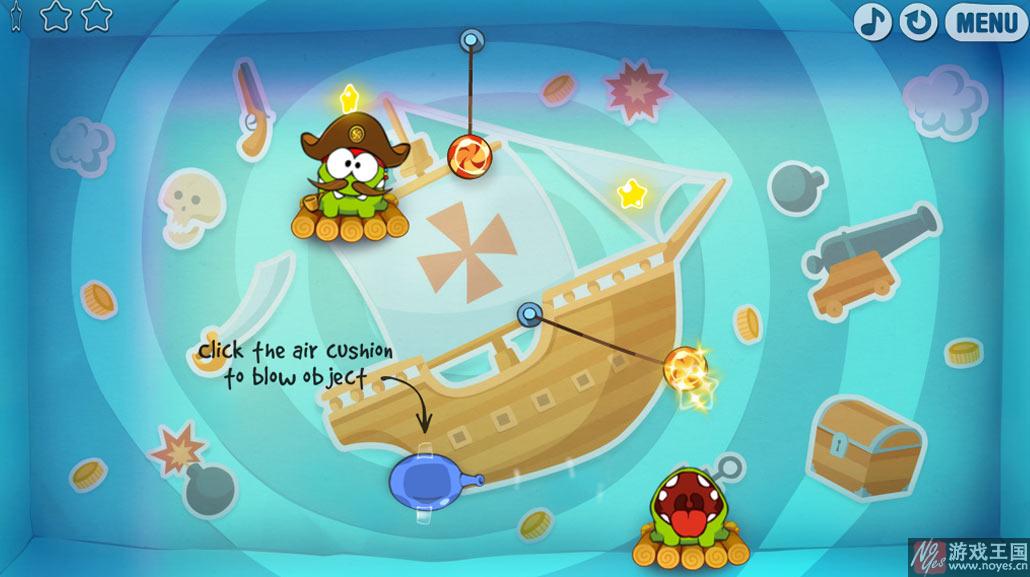 割绳子时光旅行图文攻略(第一章)？割绳子时光旅行图文技巧(第一章)