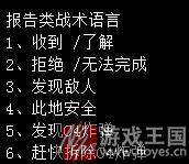 战术语言分类详解？生死狙击介绍