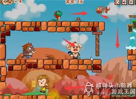 攻略技巧介绍？悟空八戒救唐僧第15关咋过