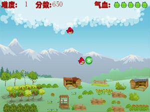 射击愤怒的小鸟