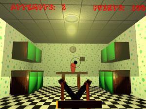 调皮的弹弓男孩