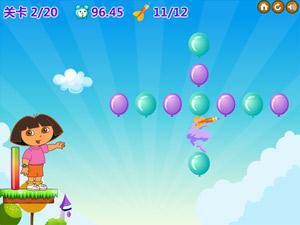 朵拉射气球关卡全开版