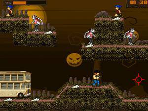 打爆僵尸救人质万圣节版