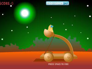 投石车里的小怪物